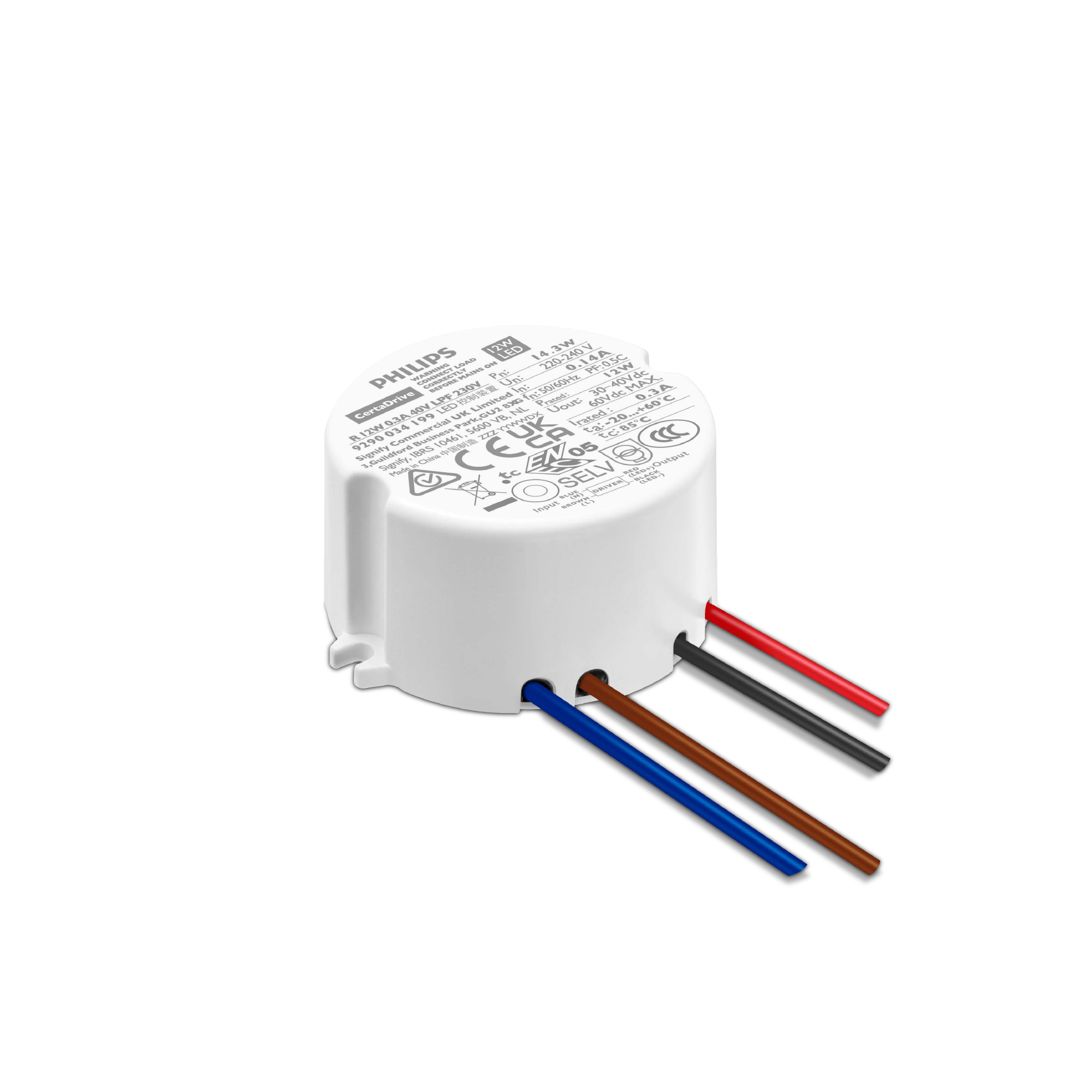 Philips CertaDrive R 14W 0.35A 40V LPF 230V LED Driver