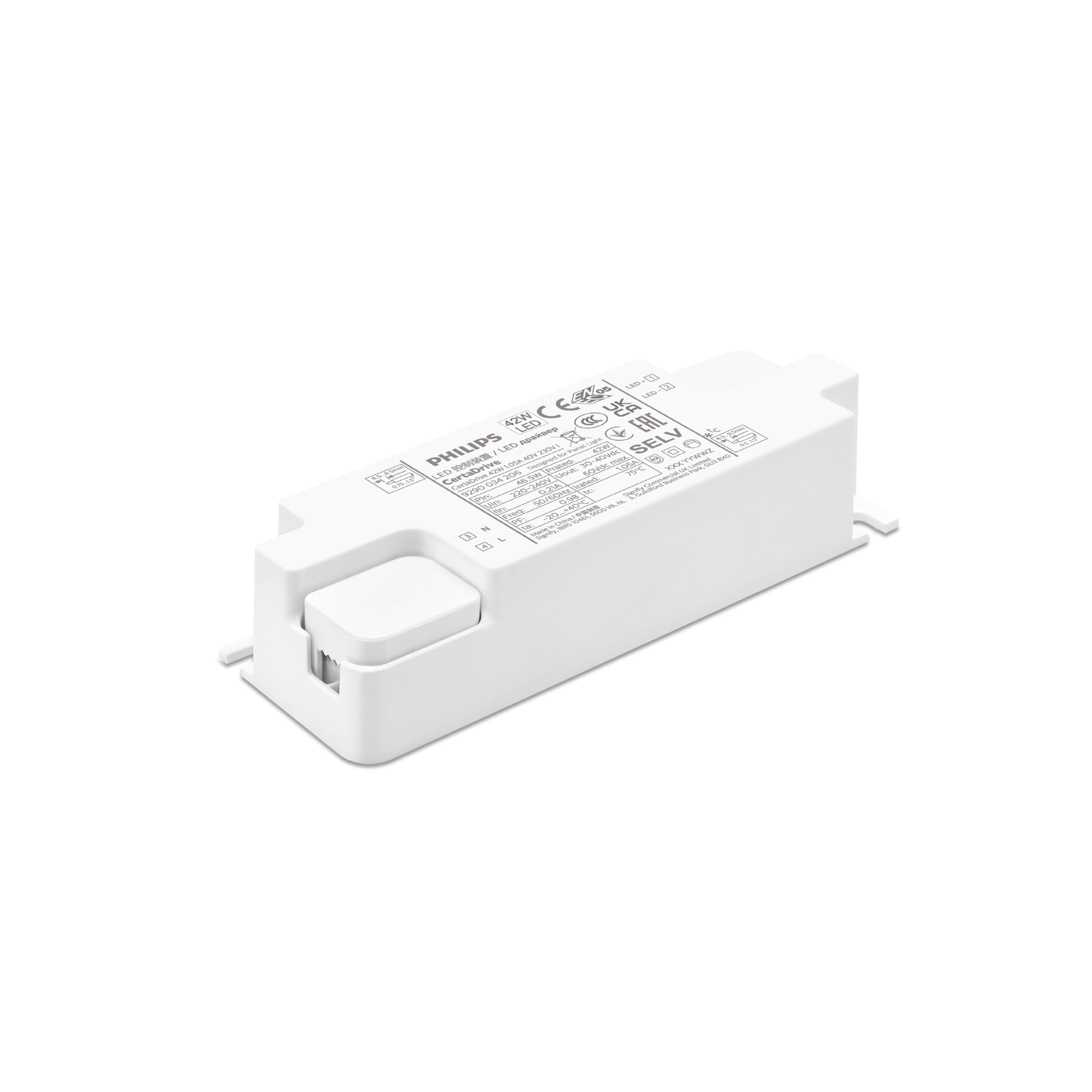 Philips CertaDrive 42W 1.05A 40V 230V LED Driver